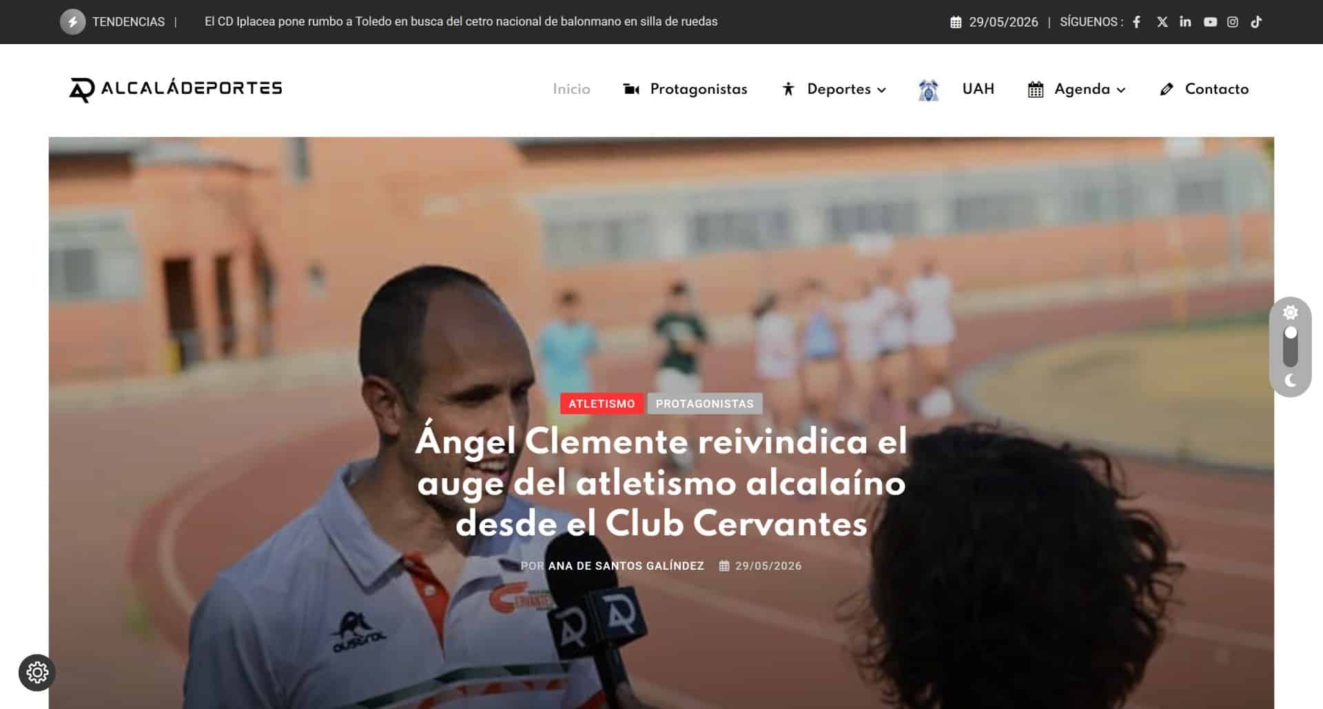 Alojamiento web profesional para alcalá deportes
