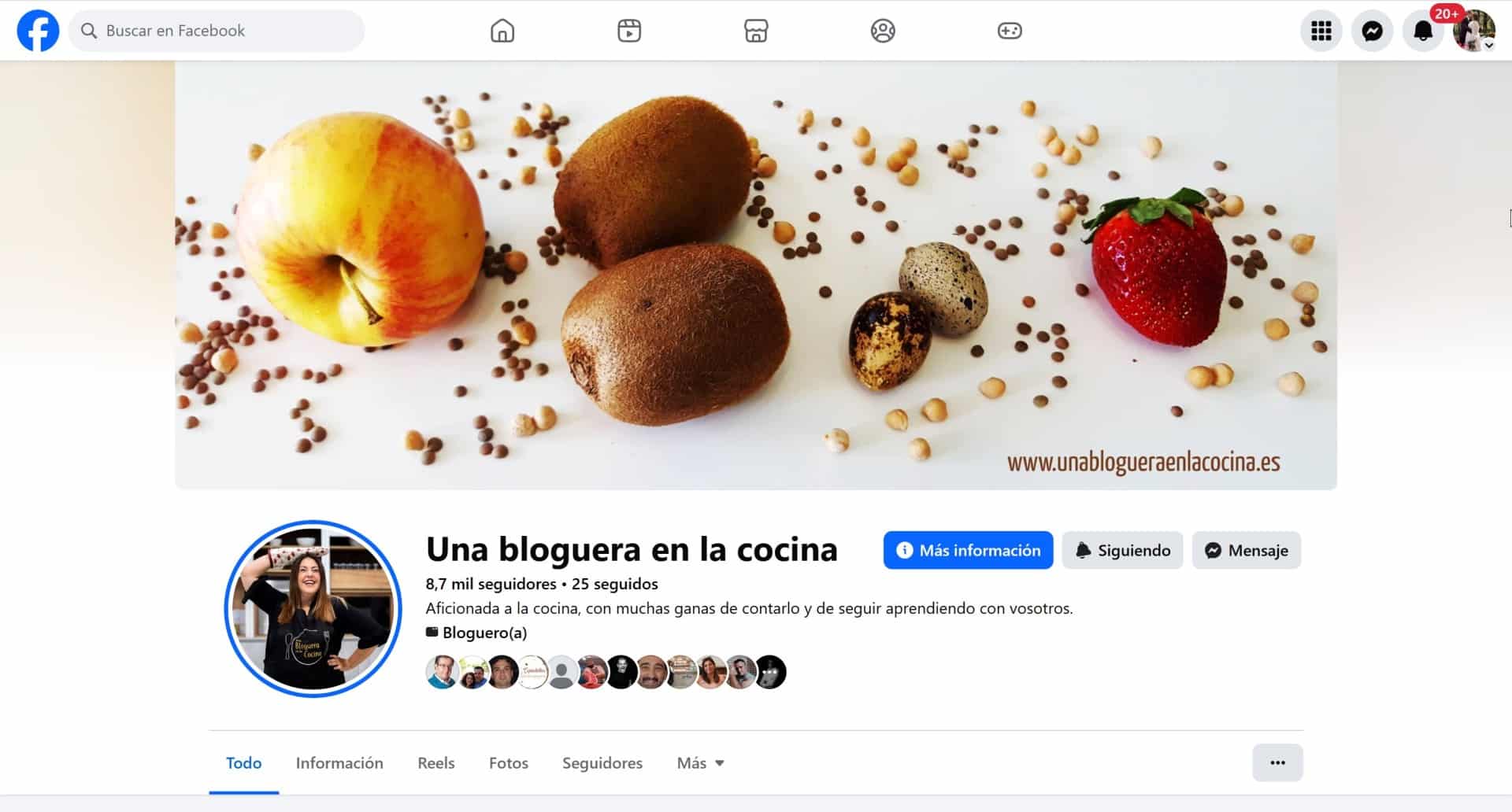 gestion de facebook para bloguera cocina Gestion de facebook para bloguera cocina