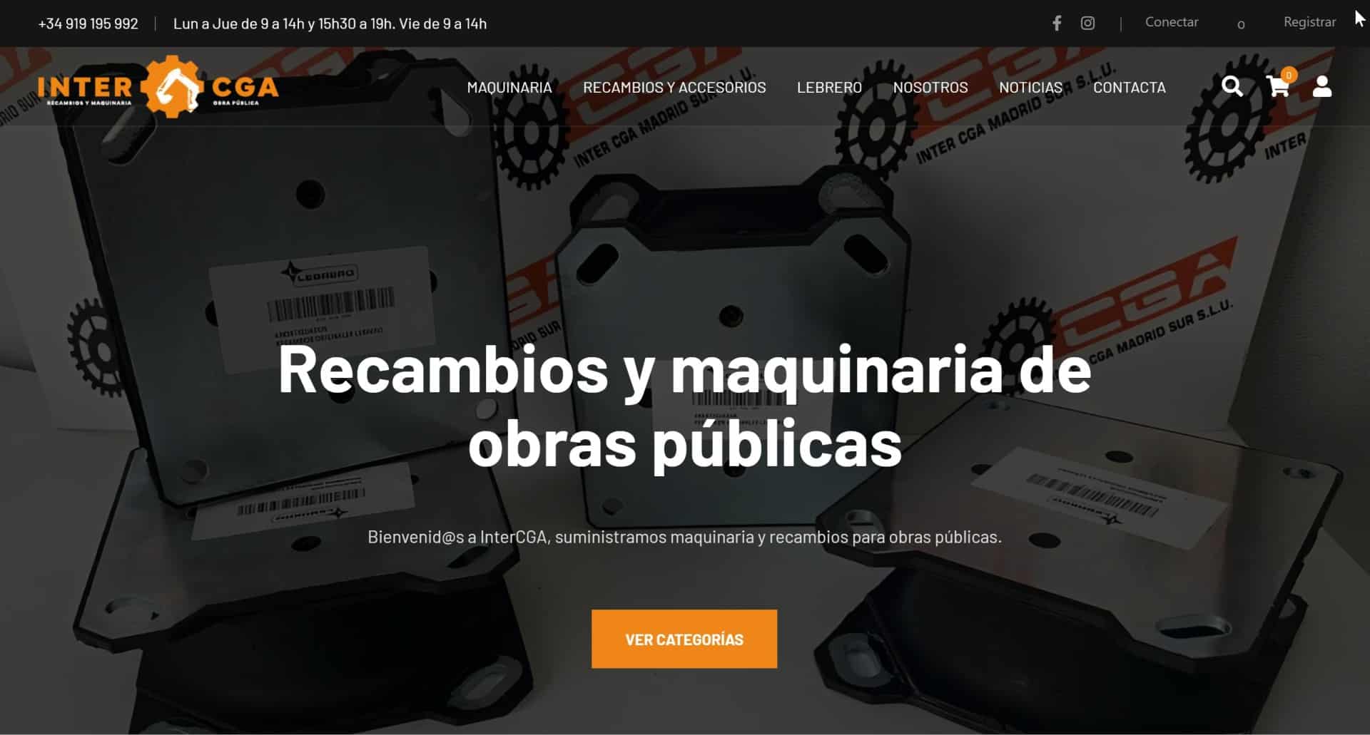 Tienda online para interCGA